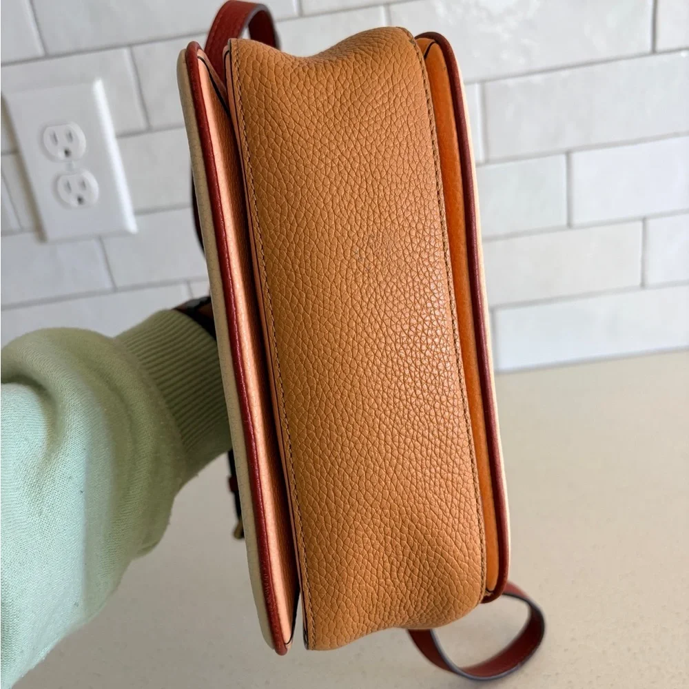 Coach Cassie Crossbody Satchel In Colorblock Detail EUC